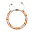 Rose Chrome x Caramel | Glitter Glass Double Bracelet